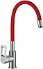 Смеситель Rossinka Z35-35U-Red для кухни с гибким изливом