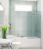 Шторка на ванну GuteWetter Trend Pearl GV-861A правая 70 см прозрачная, фурнитура хром